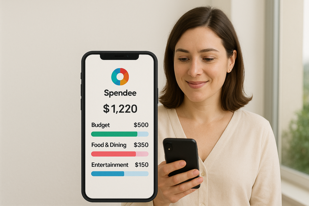 free budgeting tools Spendee visual graphs